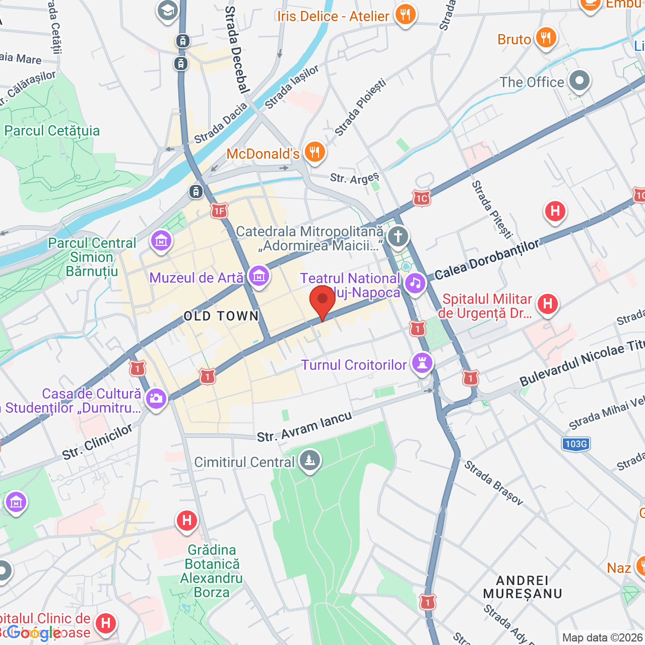 Map of Teatrul Magic Puppet