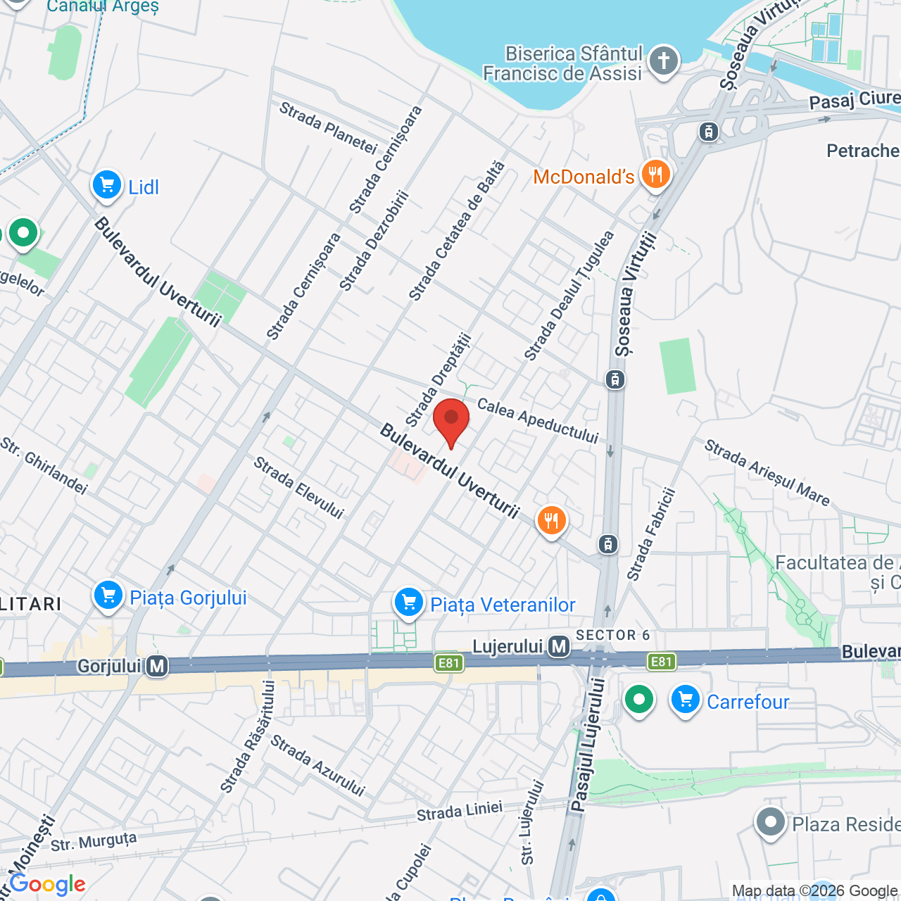 Map of Teatrul Masca
