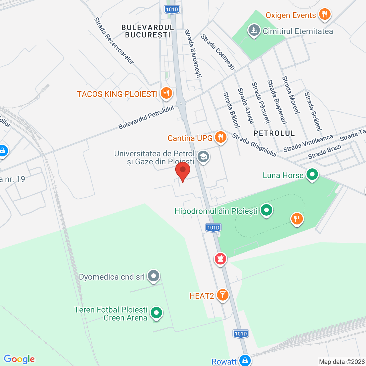 Map of Teatrul Naţiei