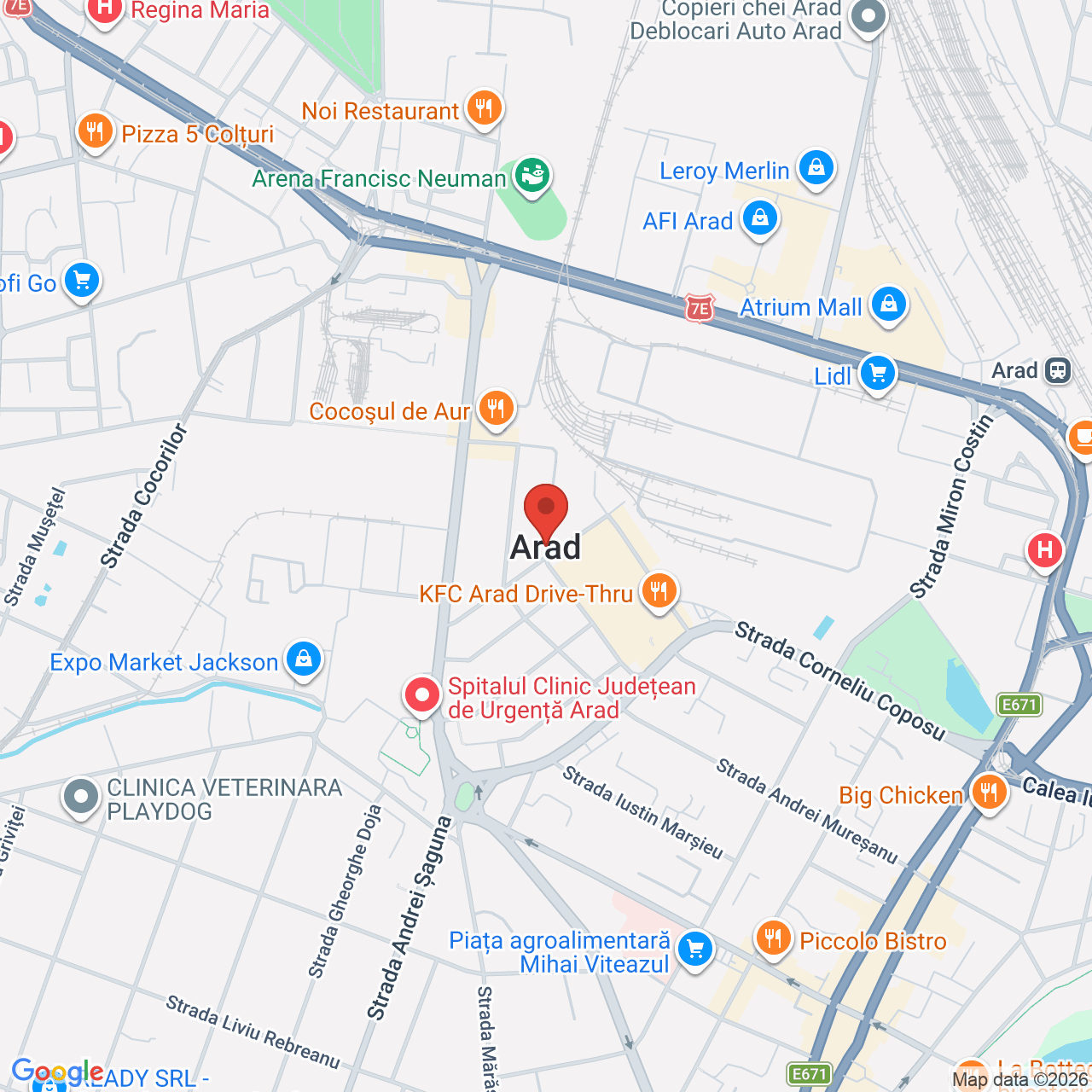 Map of Terasa Flex