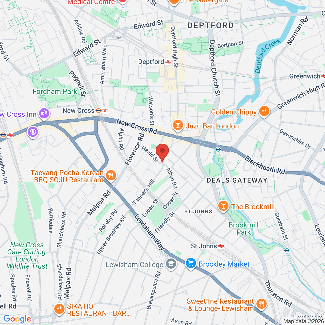 Map of The Royal Standard Pub