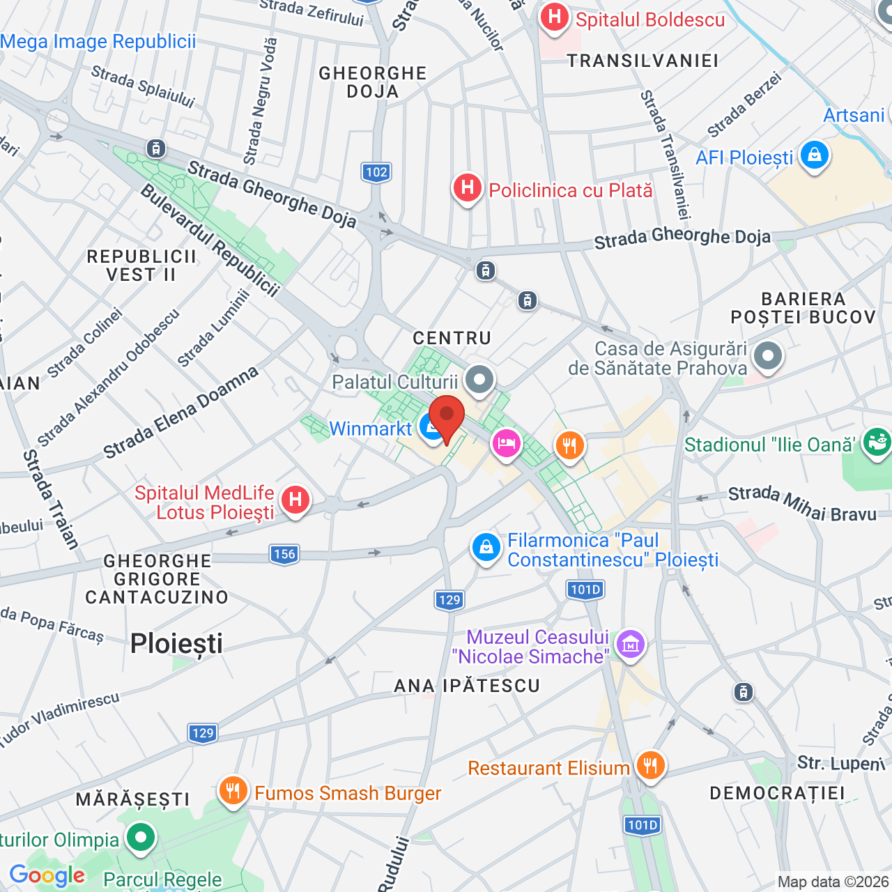 Map of The Shamrock Pub