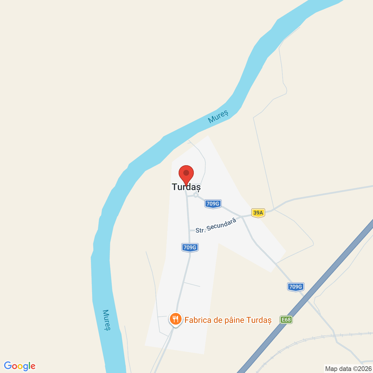 Map of Turdas
