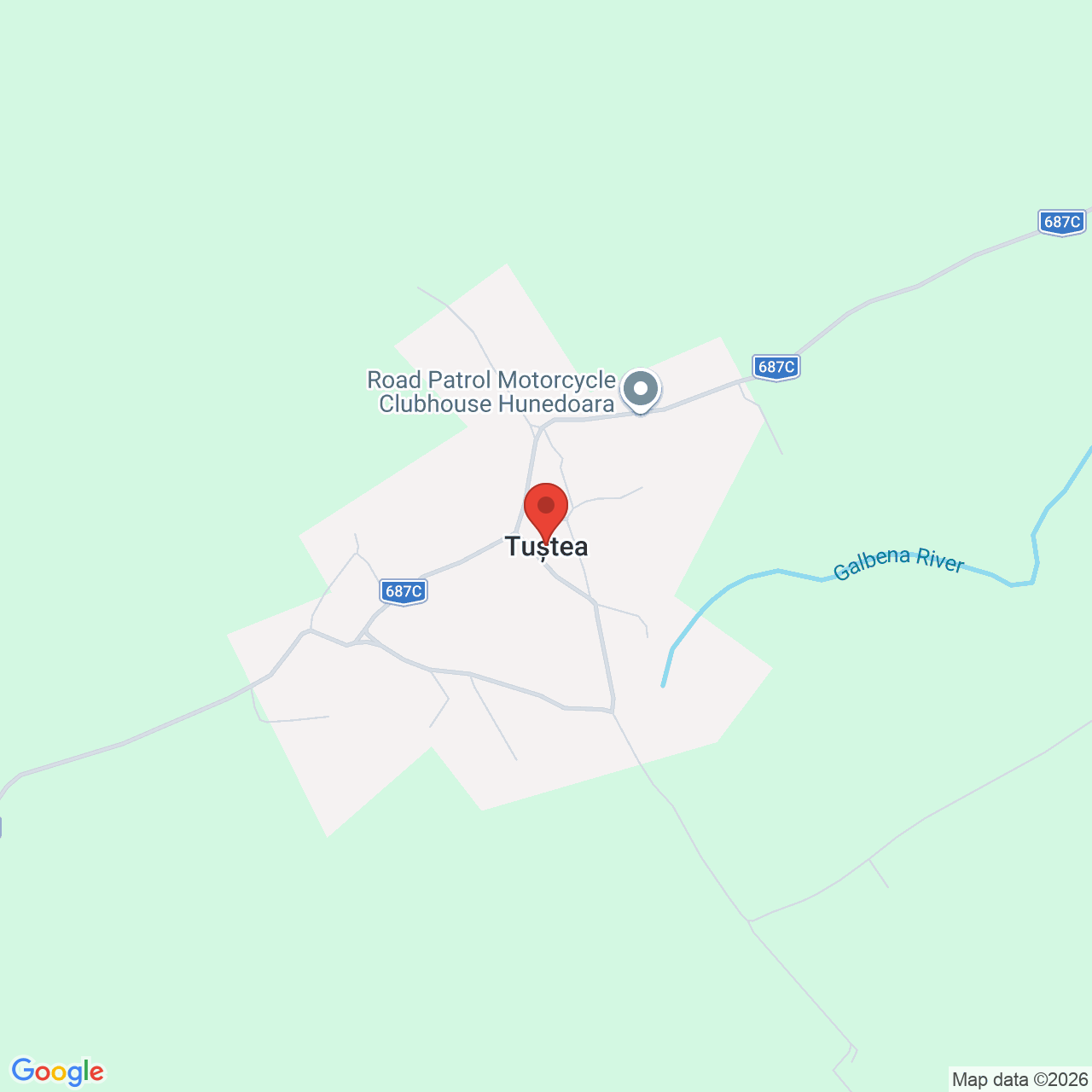 Map of Tustea