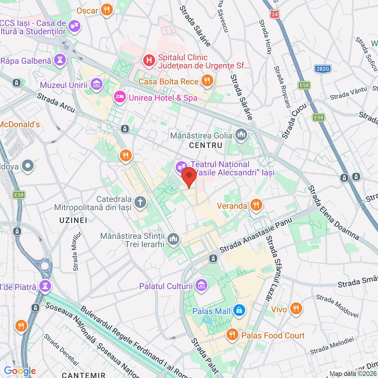 Map of Uzina cu teatru