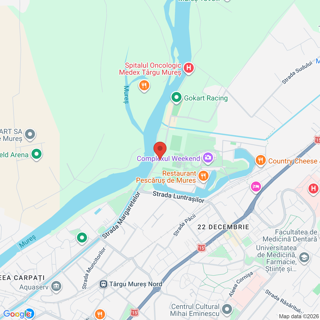 Map of Weekend telep